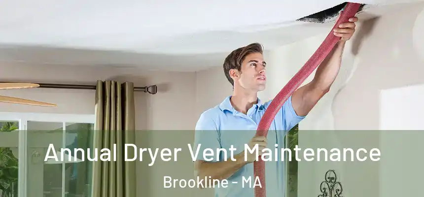  Annual Dryer Vent Maintenance Brookline - MA